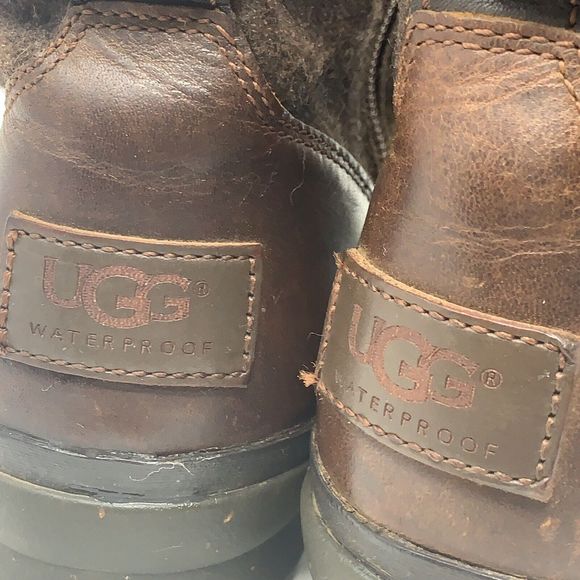 UGG Brown Winter & Rain Boots - Picture 6 of 9